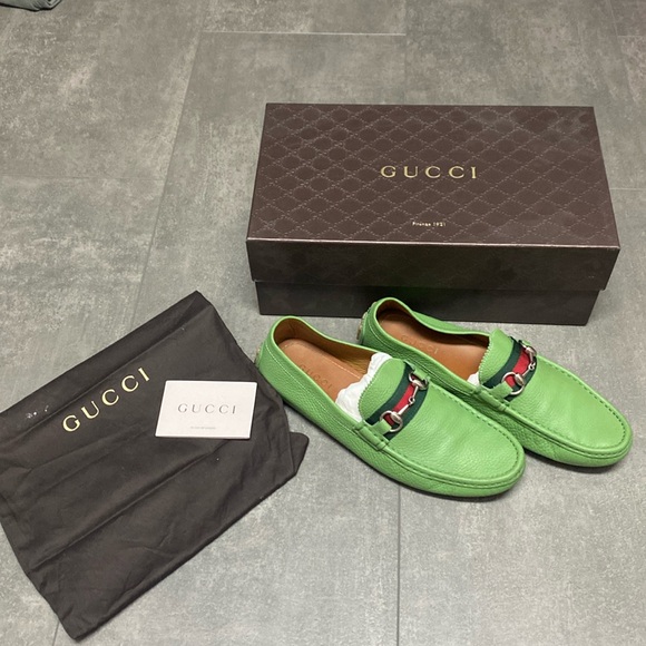 Authentic Gucci Horsebit Driving Loafers - Picture 1 of 6